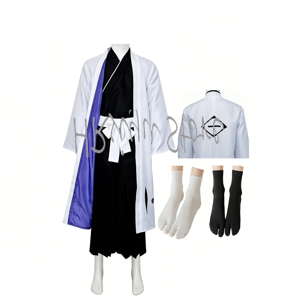 

customized-Genryusai Shigekuni Yamamoto Cosplay Costume Anime 1st Division Kimono Outfit Full Set