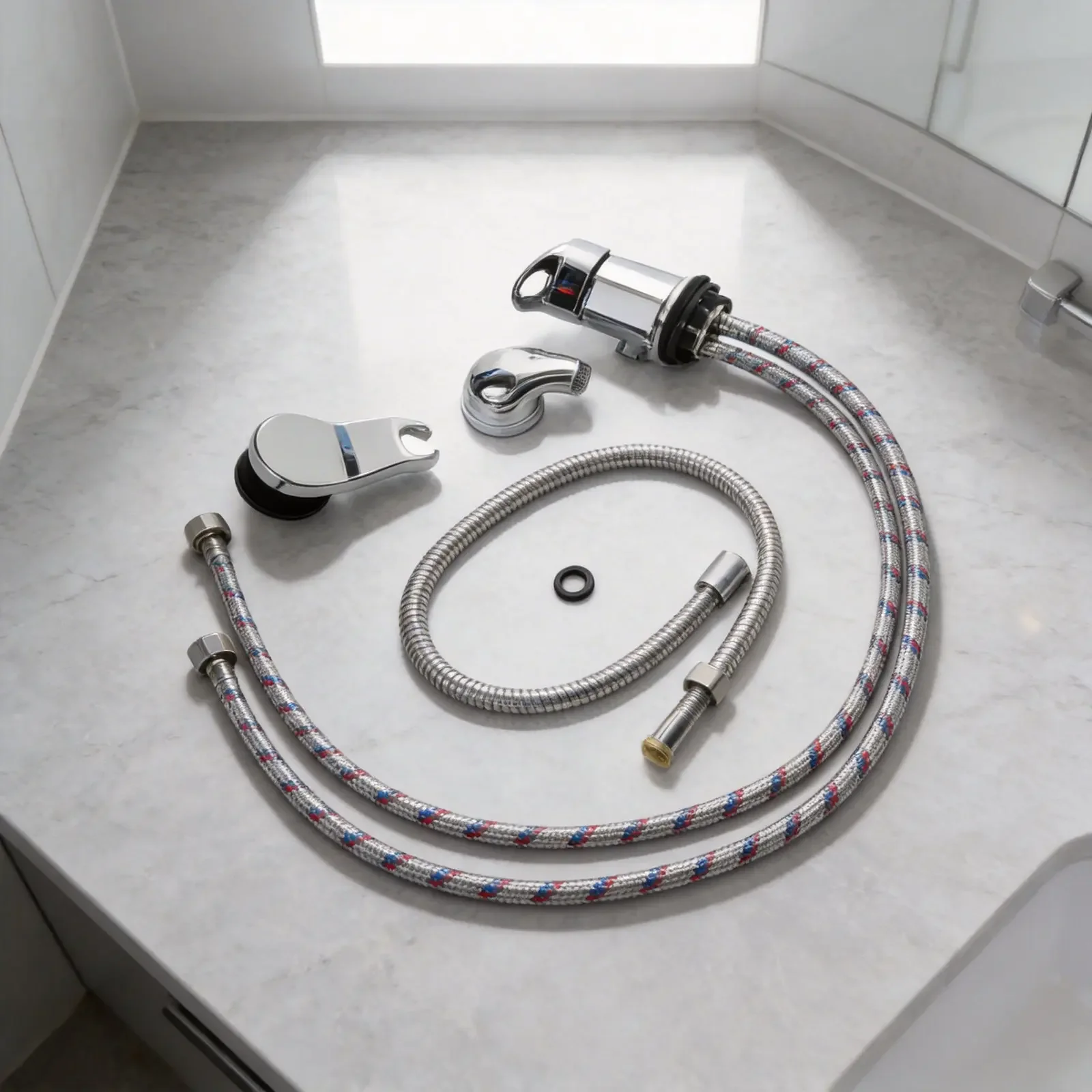 RV Faucet Shower Faucet Camping Use Spa And Salon Use Versatile Compatibility Versatile Shower Installation Kit