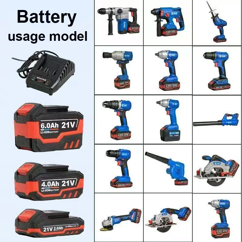21V Original battery for 21V Dongke,Kewang,Bono electric drills Wrench angle Grinding electric hammer Angle grinder Battery✈️✈️