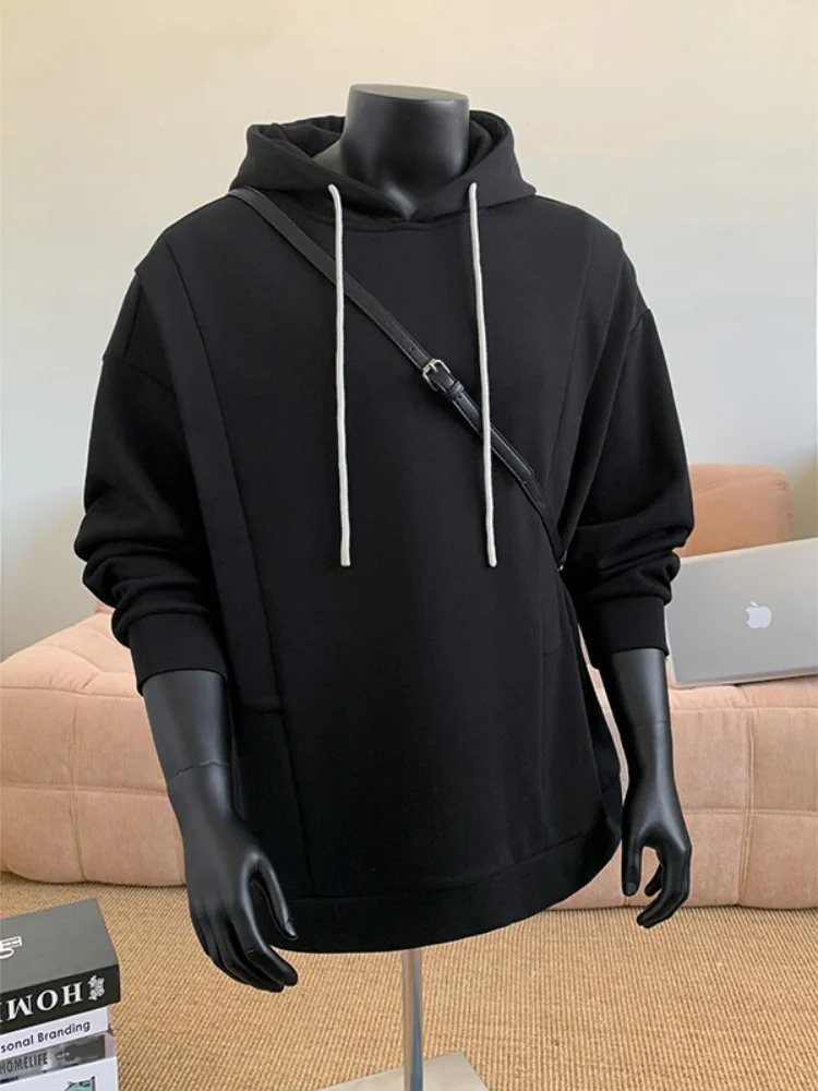 

American Sle Heavyweight Hoodie Men's Spring Autumn Design Casual Sportswear for Teenagers Anti-Wrinkle Wear Resistant