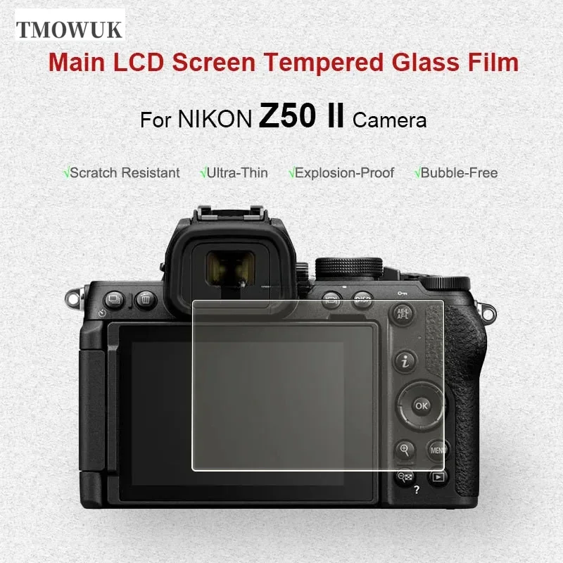 For Nikon Z50II Z50 II Mark2 MarkII Durable Camera Screen Protector 9H Anti-Scratch/Bubble