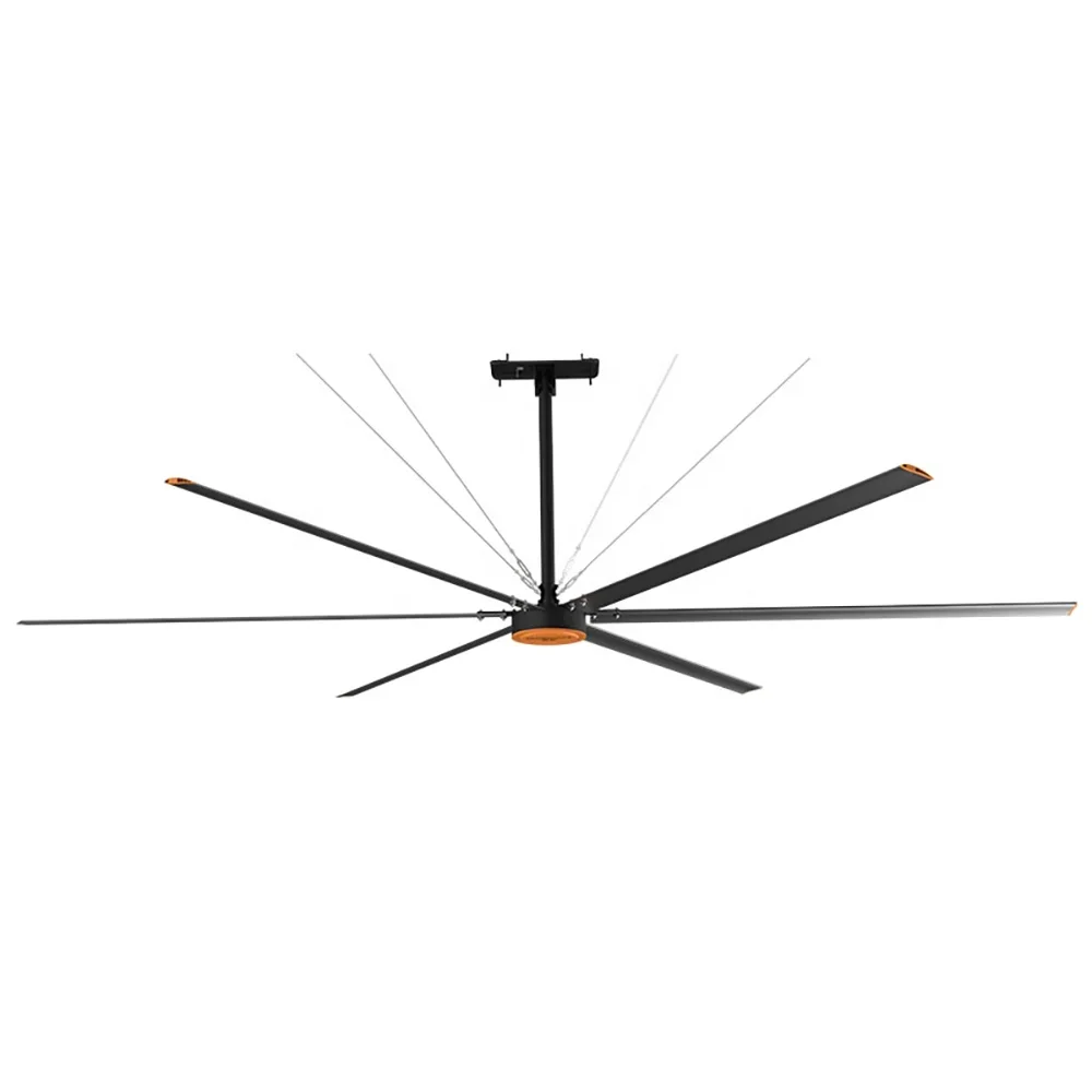 Source Factory 4.3M grande ventilatore HVLS da soffitto con motore CC industriale
