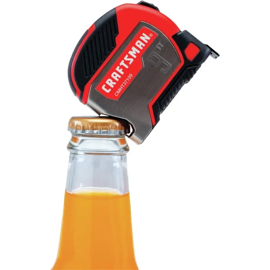 เทปวัด 9 ฟุตพร้อมที่เปิดขวด - พวงกุญแจอเนกประสงค์ขนาดกะทัดรัดสำหรับงาน DIY ในบ้านและซ่อมรถยนต์