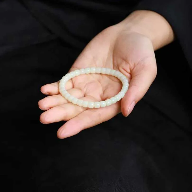

Natural Hetian Luodian Old Material Jade Women'S Bracelet