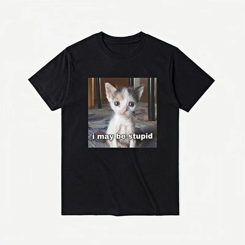 eu-poderia-ser-estupido-engracado-bobo-terrier-casual-manga-curta-camiseta-harajuku-impresso-moda-masculina-e-feminina-roupas-de-algodao