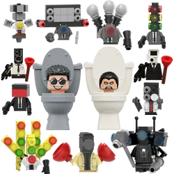 2024 New Skibidi Toilet Man Building Blocks MOC City KDL818 Titan TV Monitor Speakman Figures Toys Gift Buy 2piece get 20% OFF