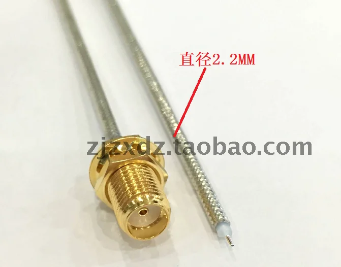 

DC:0-6G RF Radio Frequency Line External Screw Inner Hole SMA-K Single-head Welding Semi-flexible RG405 086 Cable Coaxial Jumper