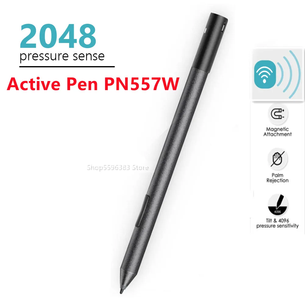 Original  Active Pen PN556W PN557W For Dell Latitude 7200 7210 7275 7285 7389 7390 7400 2 in 1 Tablet