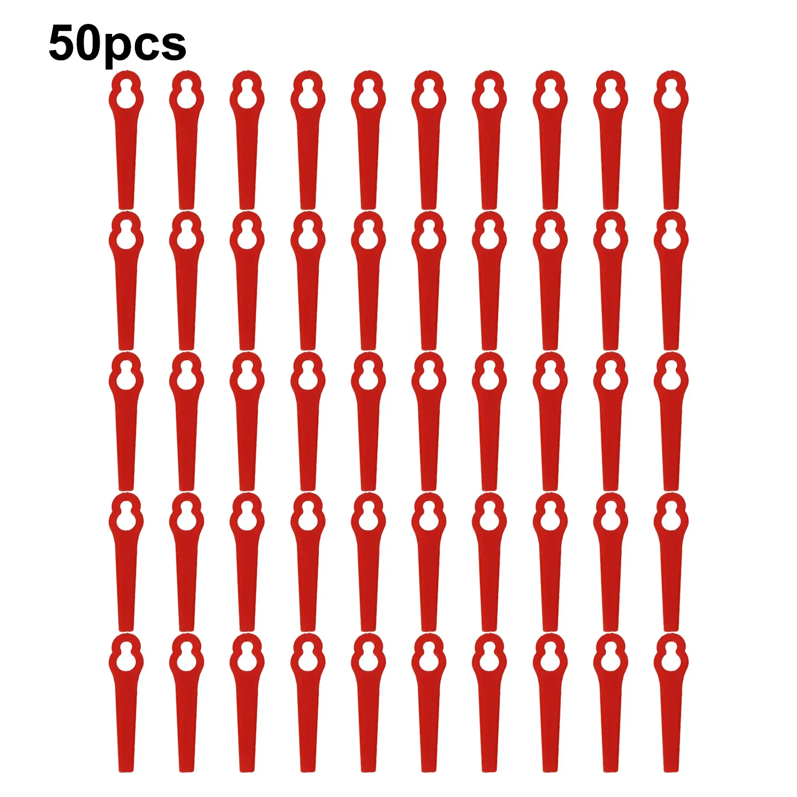 50Pcs Plastic Blades For OZITO Grass Trimmer Lawn Mower Brush Cutter Head Blade Garden Electric Brushcutter Spare Parts