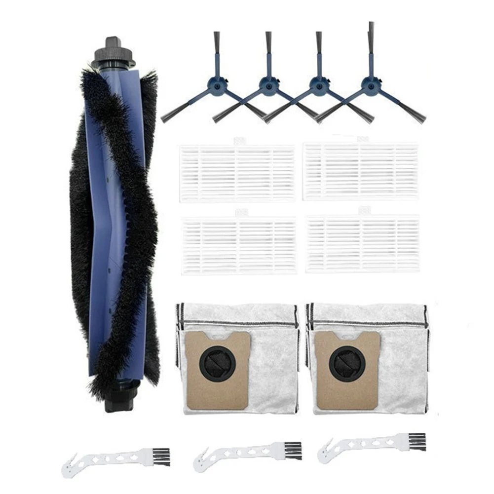 B99A-For Eufy Omni C20 Robot Vacuum Cleaner Main Side Brush Filter Dust Bag Replacement Kit Accessories Brush