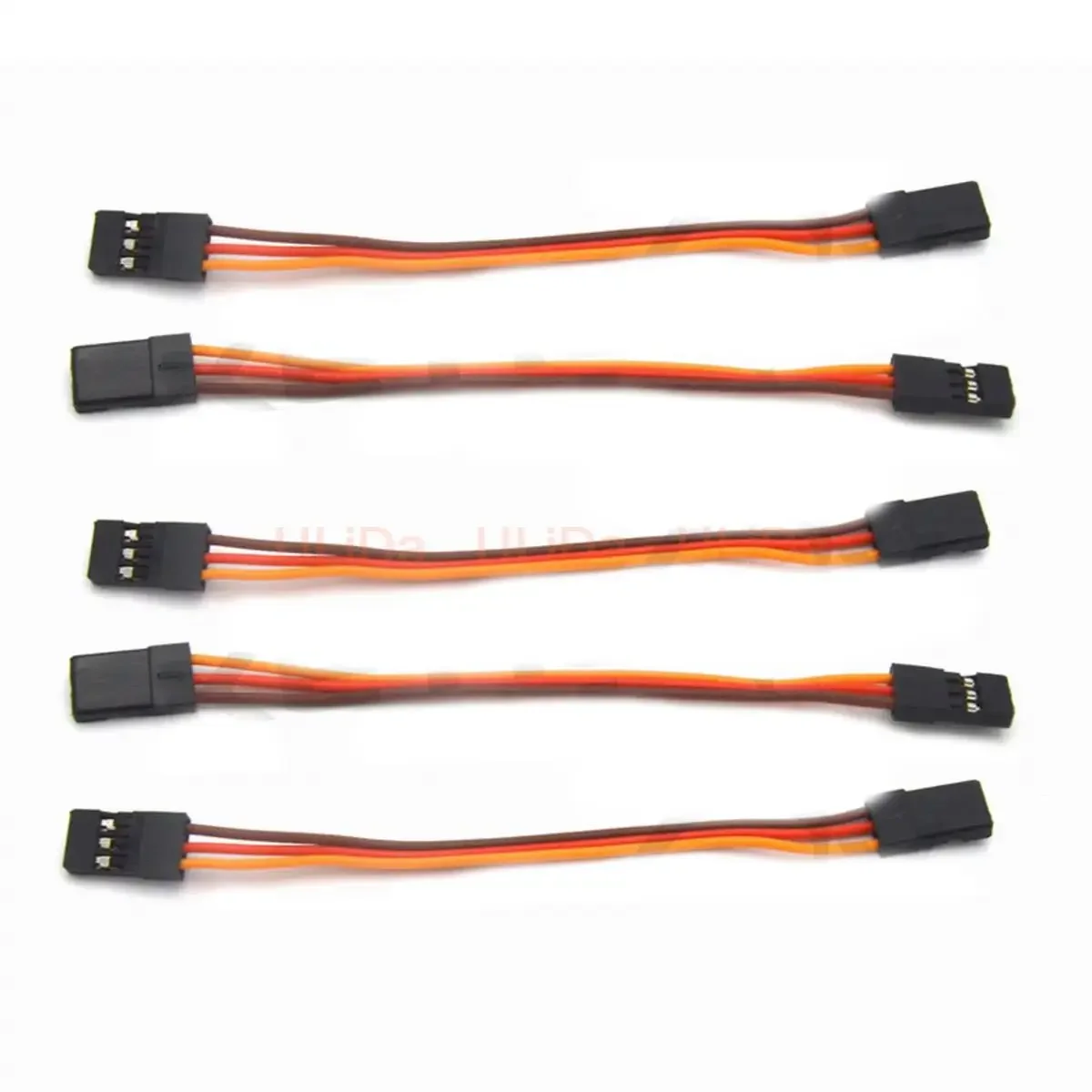 5/10pcs 15cm 22awg 60 Cores JR Compatible Male to Male Servo Extension Wire Cable 100/150/200/300/500mm for RC Car Plane Model