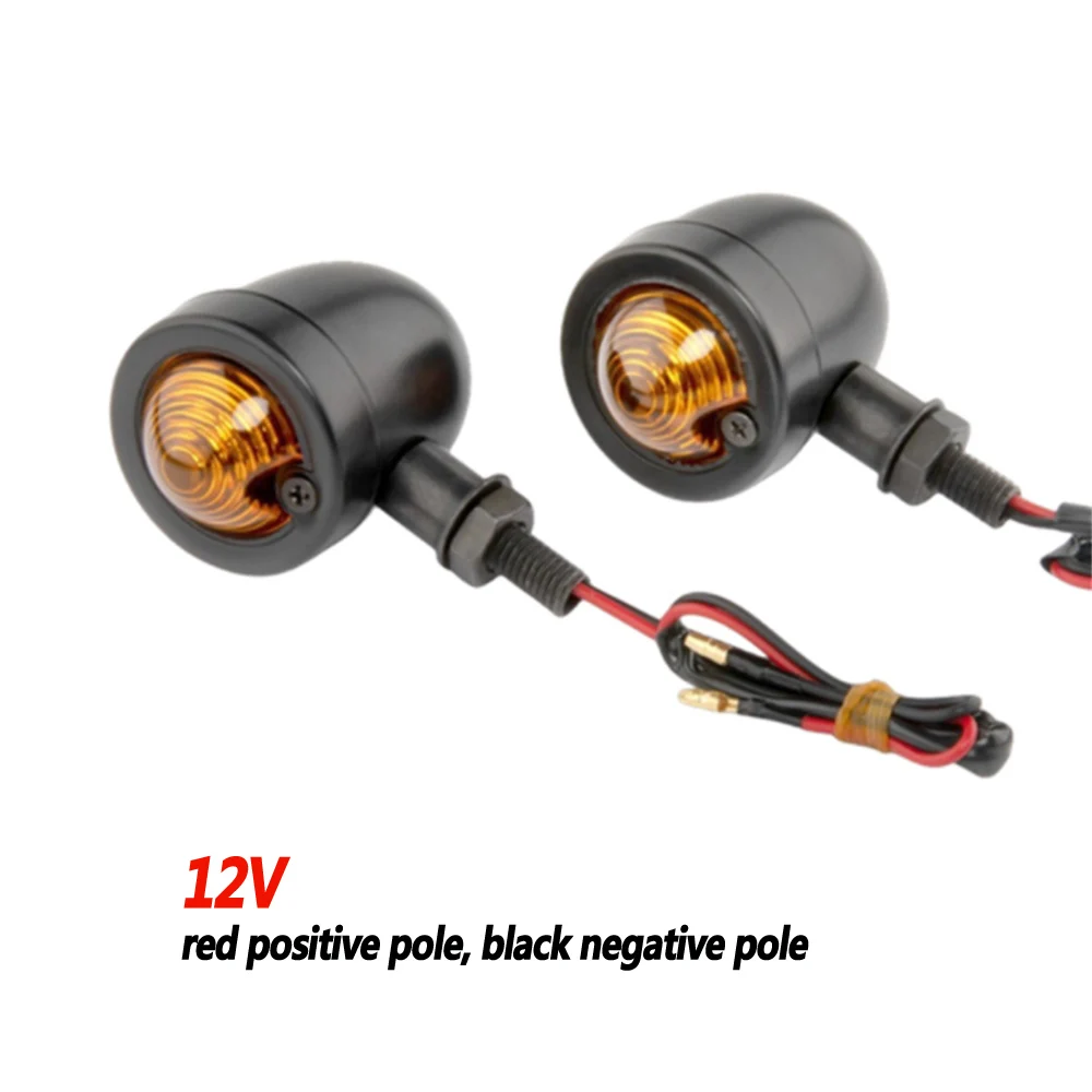 

CG125 Retro Accessories For HONDA CG125 Taizi Motorcycle Turn Signal Modification Voltage 12V Metal Turn Signal Flashing