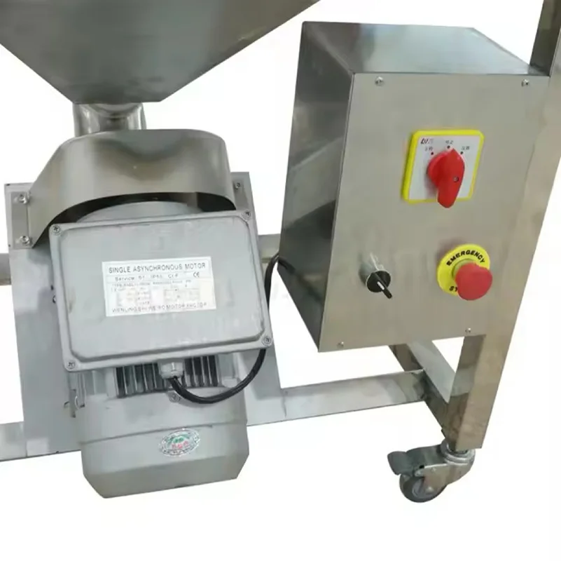 DS-3 آلة تغذية الدقيق الأوتوماتيكية آلة تغذية الدقيق برغي مصعد SUS304 مع قادوس مربع