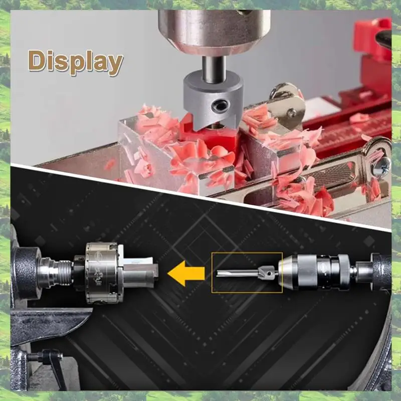 

A59Z-Pen Mill Set,Barrel Trimmer System For Pen Kits 7Mm,8Mm,3/8 Inch,27/64 Inch,10Mm Pilot Shafts For Woodworking Pen Kits