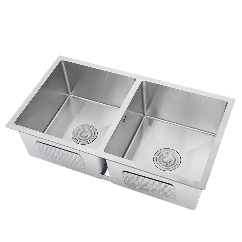 

Раковина из нержавеющей стали. Раковина под столешницей. Двойная раковина. Кухонная раковина для овощей одного размера. Посудомоечная раковина.