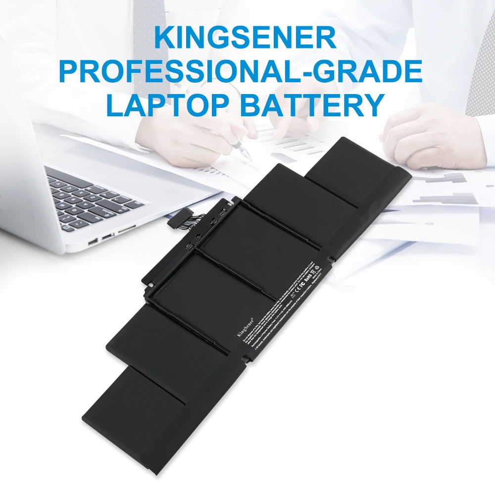 KingSener A1494 A1417 Bateria do laptopa Apple MacBook Pro 15" A1398 Retina 2012 2013 2014 Rok Darmowe narzędzia 500+ cykli Szybka wysyłka — zdjęcie produktu 3