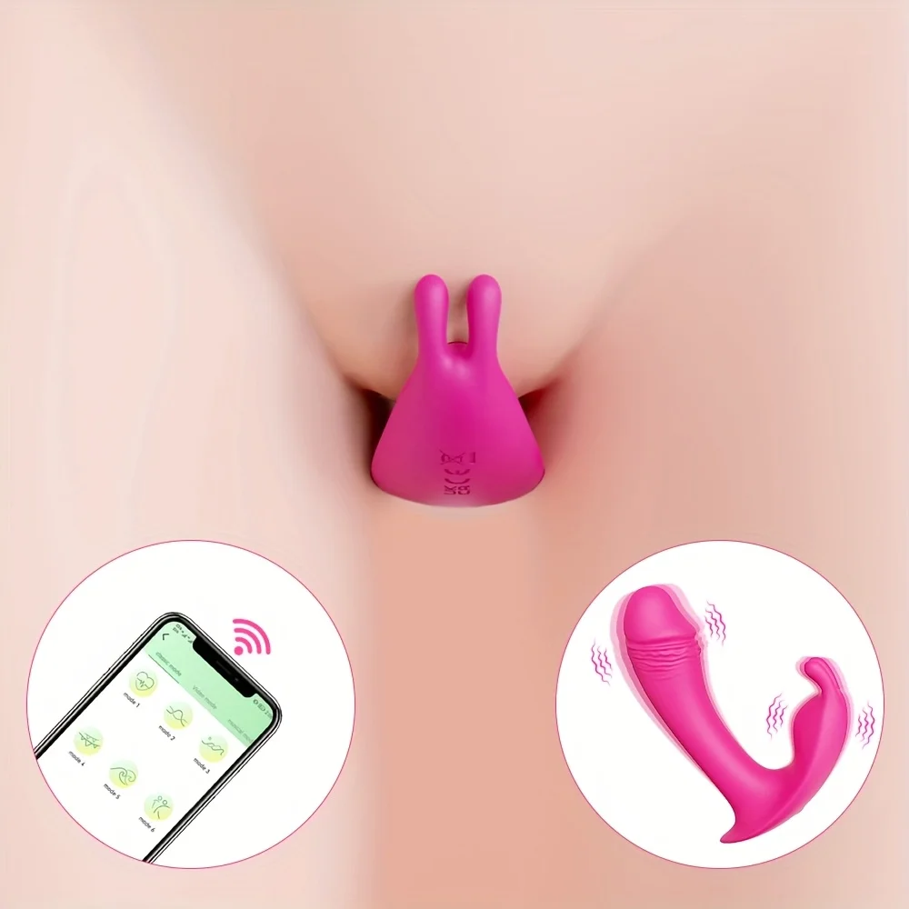 يمكن ارتداؤها دسار هزاز APP التحكم النساء البظر محفز G بقعة المهبل تهتز ملابس نسائية معدات الاستمتاع واللعب الجنسي للكبار