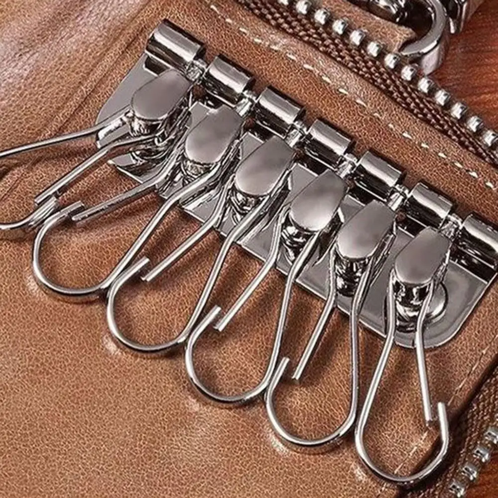 

New Large Capacity Key Holder Leather Multi-Function Key Storage Pouch Car Key Storage Women Men