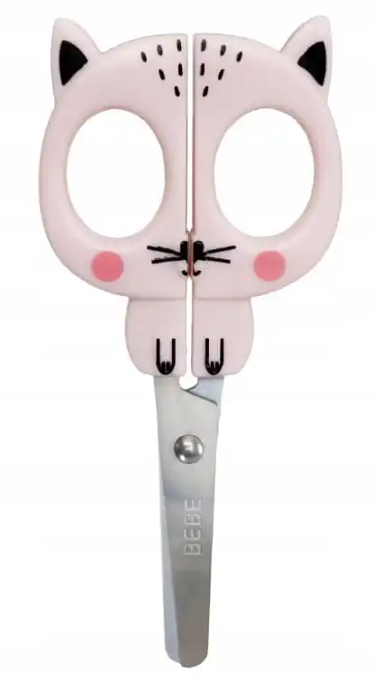 Afgeronde roestvrijstalen metalen schaar School 13 cm 1 st