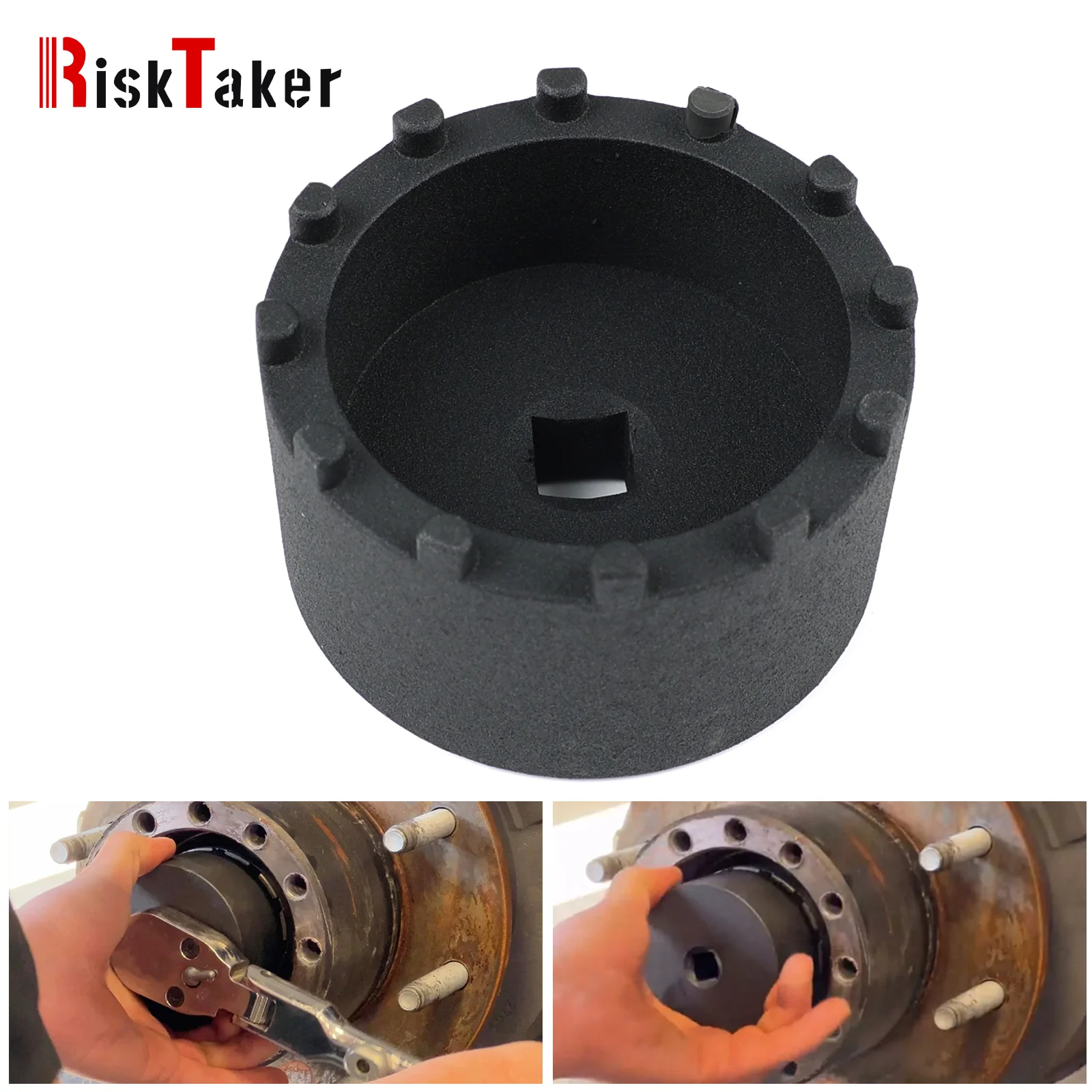 

RiskTaker 31520 Axle Nut Socket, 12 Pin for Dodge Ram 3500/4500/5500（2019-2022）