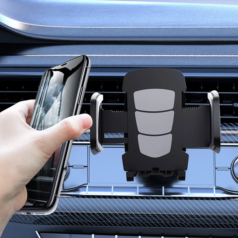 New Car Phone Holder CD Air Vent Phone Mount 360-Degree Rotation Smart Phone Holder for Car One-Hand Placement