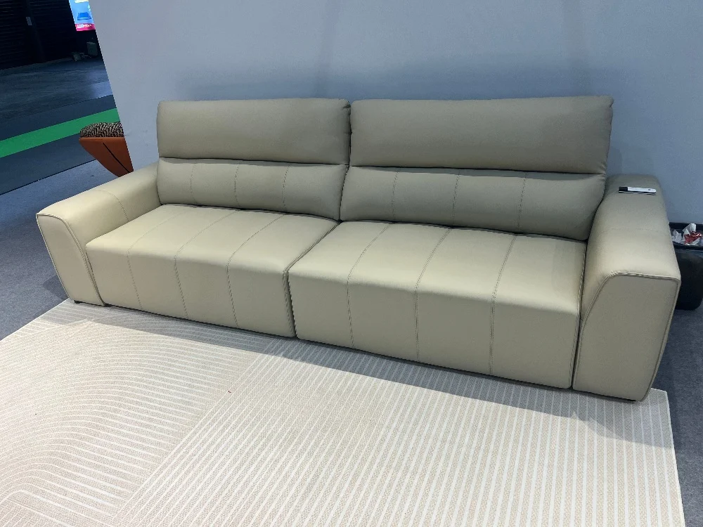 

m Modern Extendable Functional Sofa High-quality Electric Leather Sofa for Home Living Room m