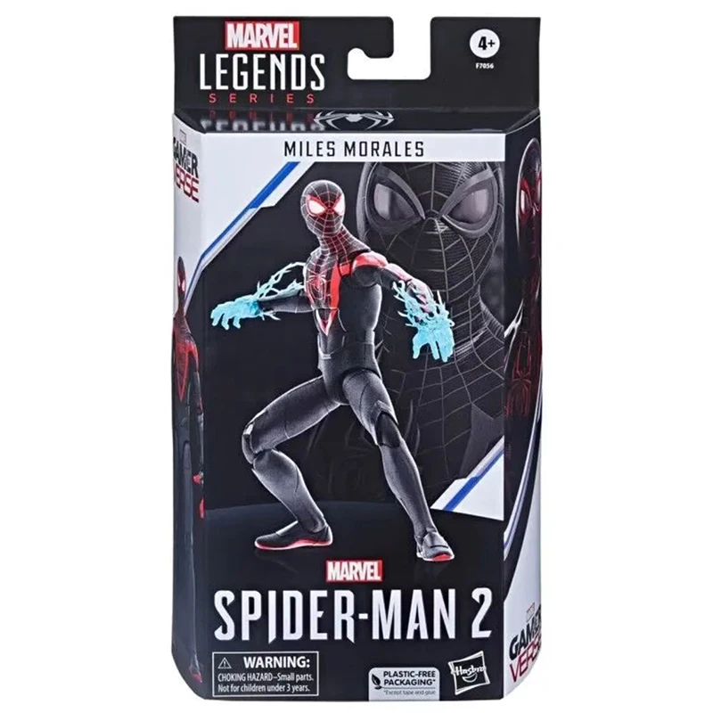 Hasbro Marvel Legends 6-Zoll Spider Man Gamerverse Miles Morales (Spider-Man 2) Actionfigur Modell Geschenk Spielzeugkollektion für Kinder