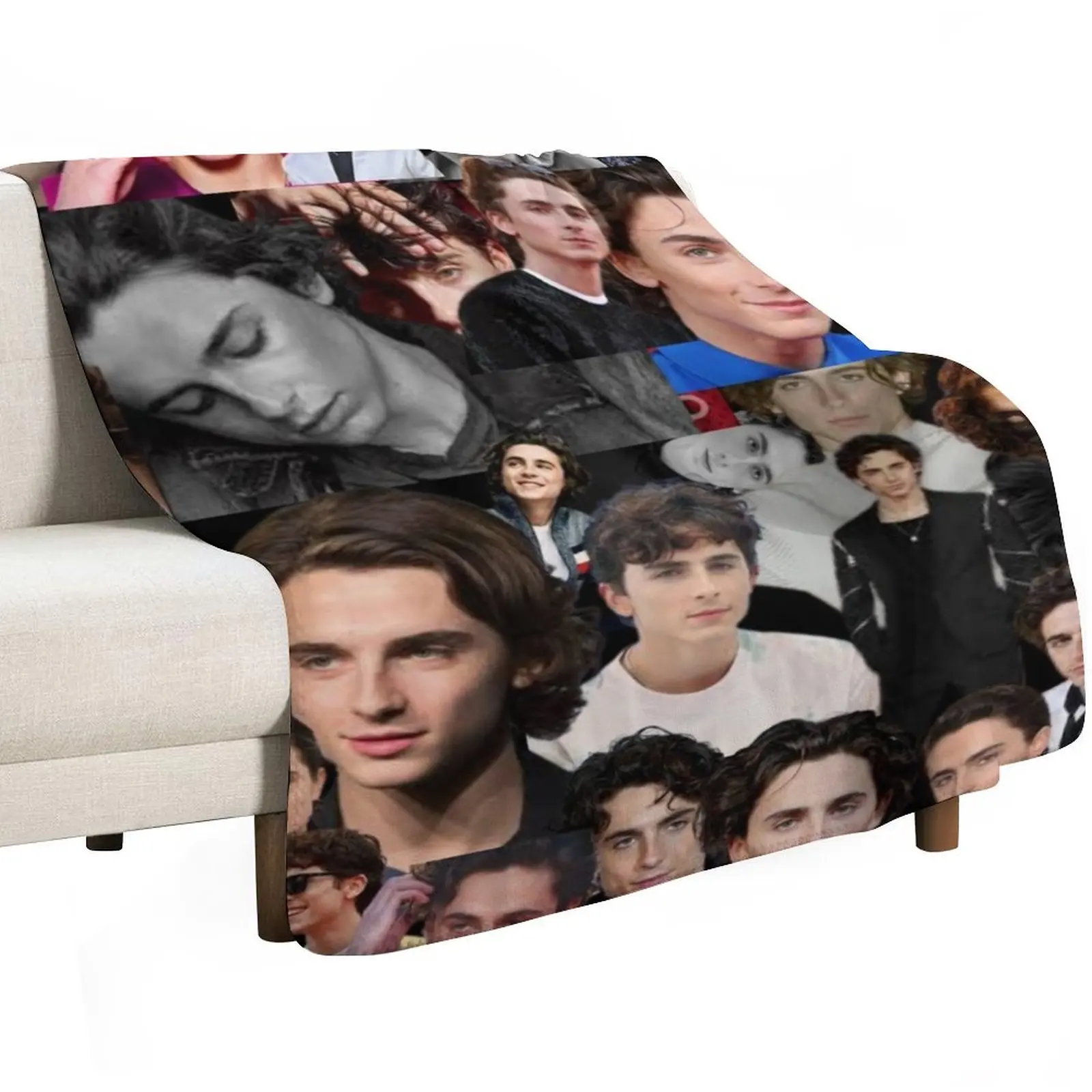 Timothee Photo Collage Throw Blanket Luxury Blankets For Bed Furry Luxury St warm for winter Beach Blankets