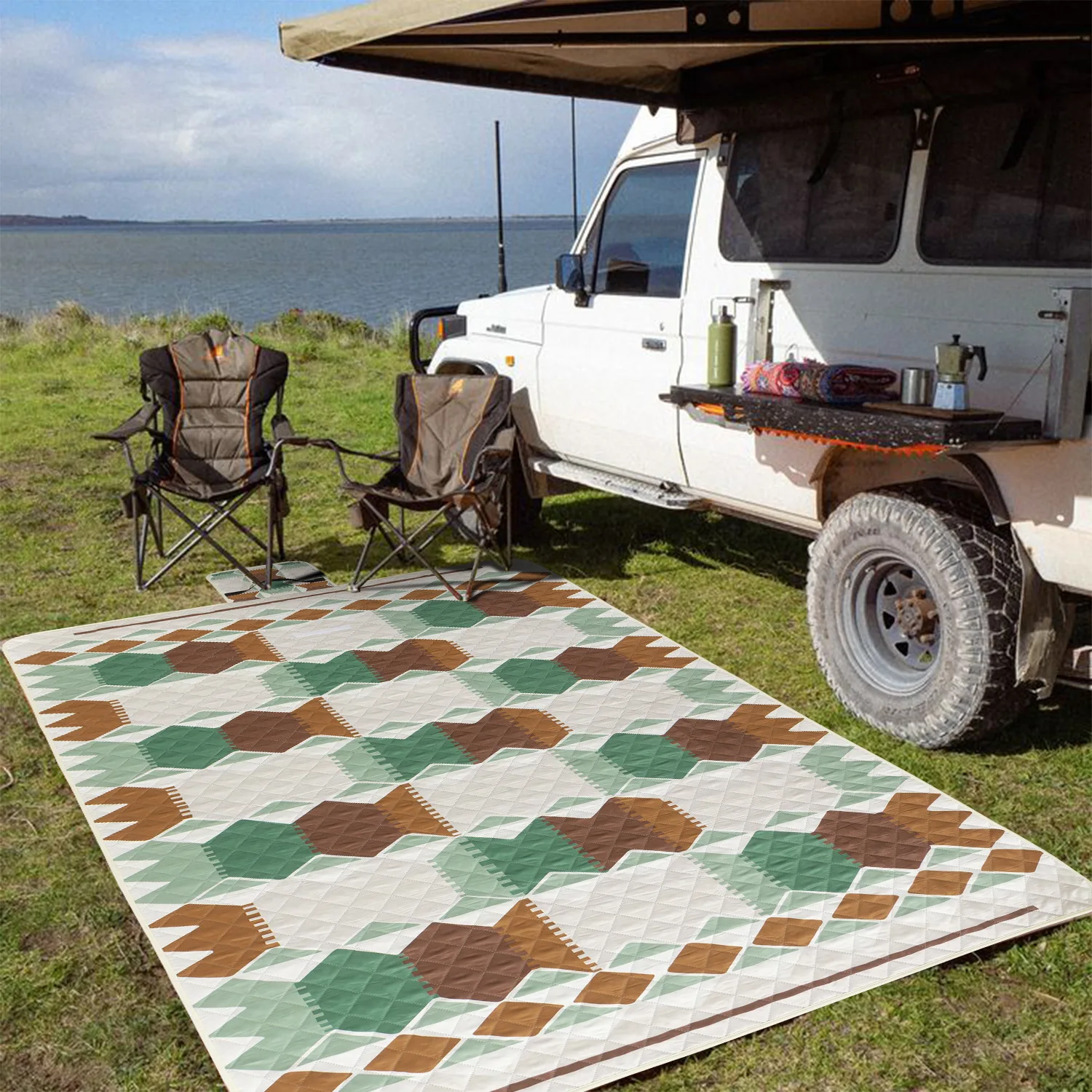 

Водонепроницаемый коврик для пикника, утолщенный, влагостойкий, портативный, для кемпинга, пляжа, палатки