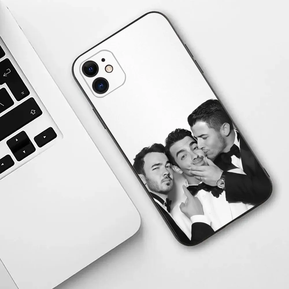 Band J-Jonas B-Brothers  Phone Case For iPhone 15,14,13,12,11,Plus,Pro Max,XS,X,XR,SE,Mini,8,7 Soft Silicone Cover