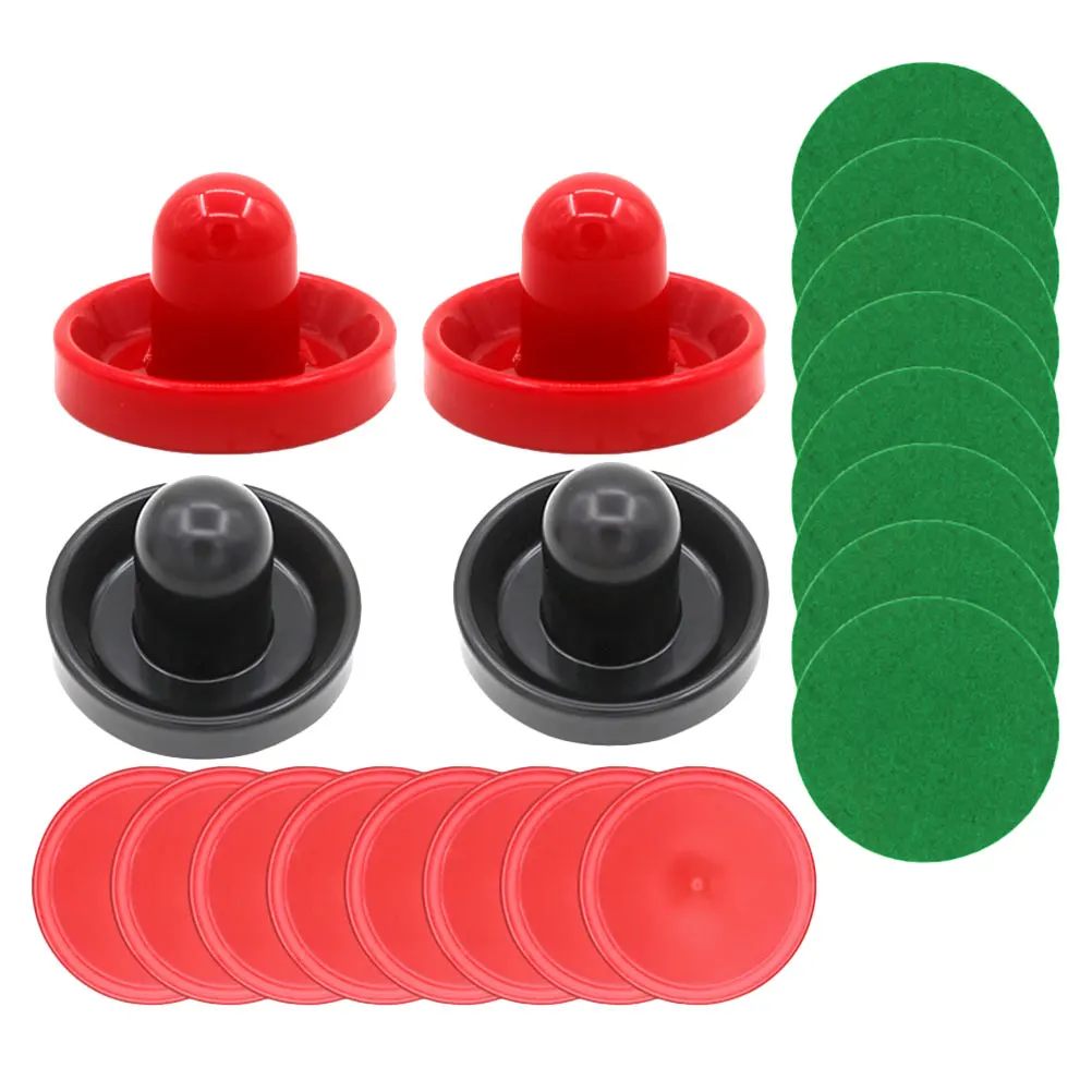 1 set di dischi da hockey ad aria, parti di ricambio in plastica premium per mini gioco da tavolo, protezione per superficie liscia a scorrimento rapido