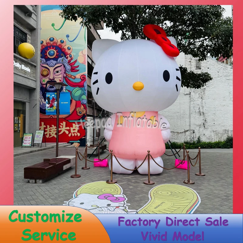 

Customize 10ft Inflatable Hello Kitty Cute Giant Cartoon Model For Advertising Party Event Decor