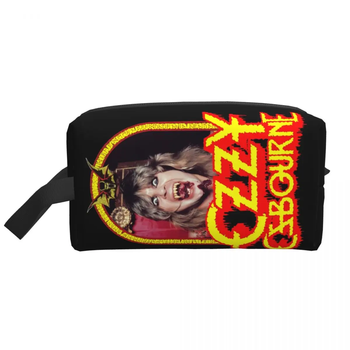 Ozzy Osbourne British Rock Heavy Metal Singer Toiletry Bag Women Cosmetic Makeup Organizer Ladies Beauty Storage Dopp Kit Box