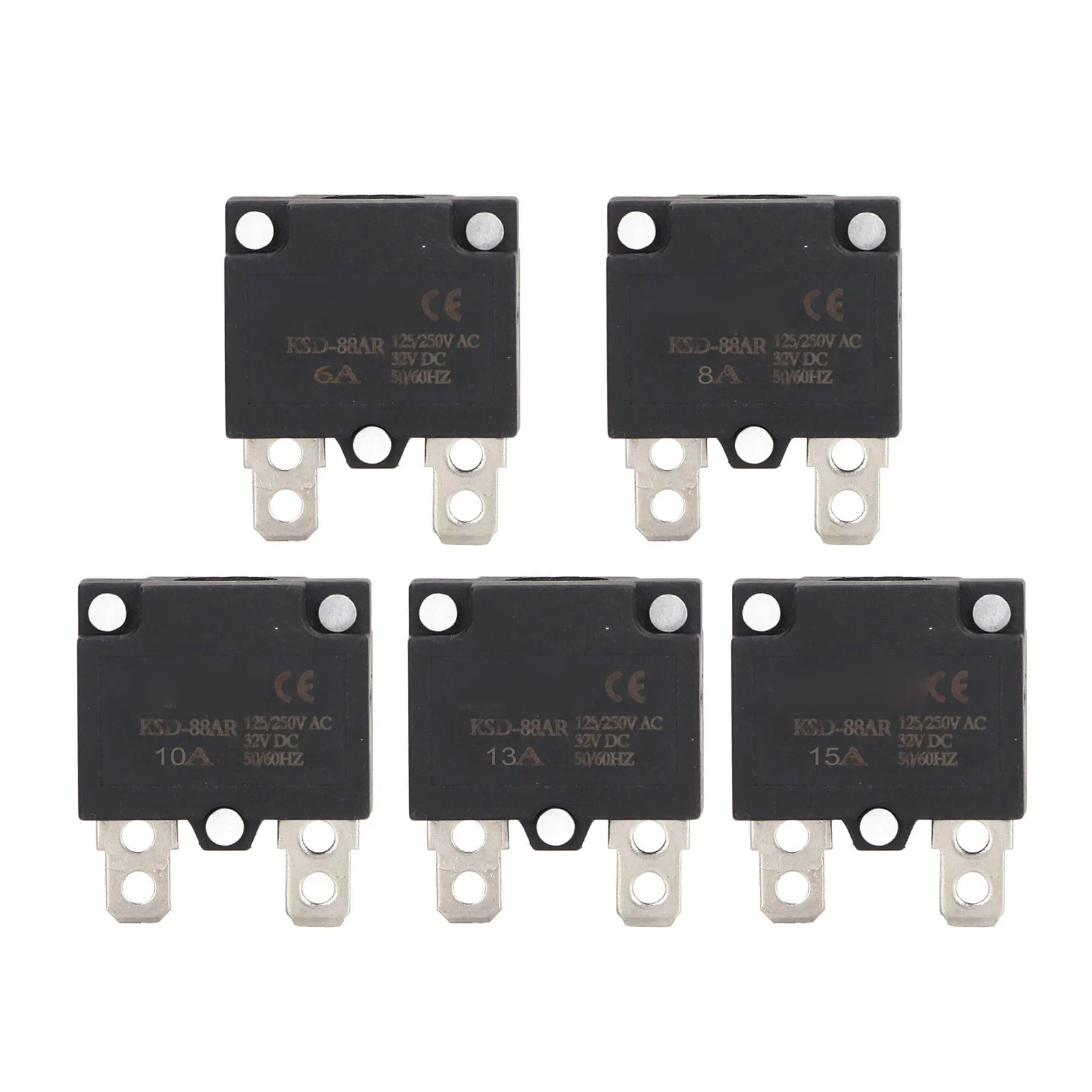 Auto Reset Overload Protector  Circuit Breaker for Children Ride On Car Accessories AC125 250V Overload Protector