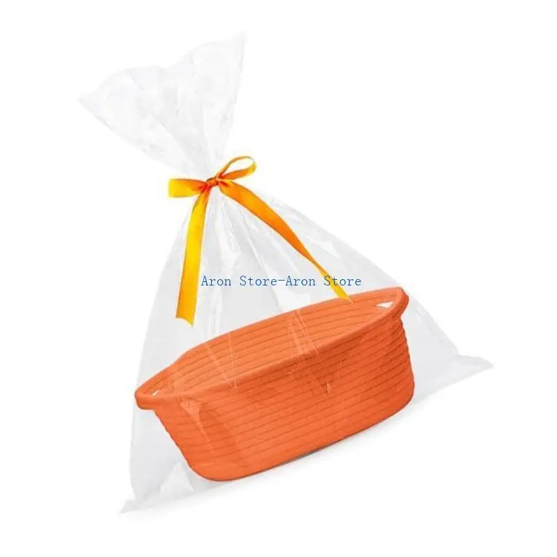 H3CF Breathable Fabric Fabric Organizers Portabel Portable Woved Storage Container Genggam Organisasi Tas untuk Penggunaan Rumah