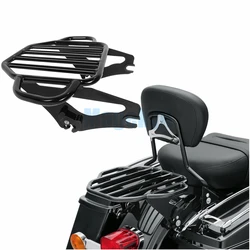 Detachable Two Up Rear Pak Luggage Rack For Harley Touring Road King Street Glide FLHX FLHR Tour Pack Pak 2009-2026