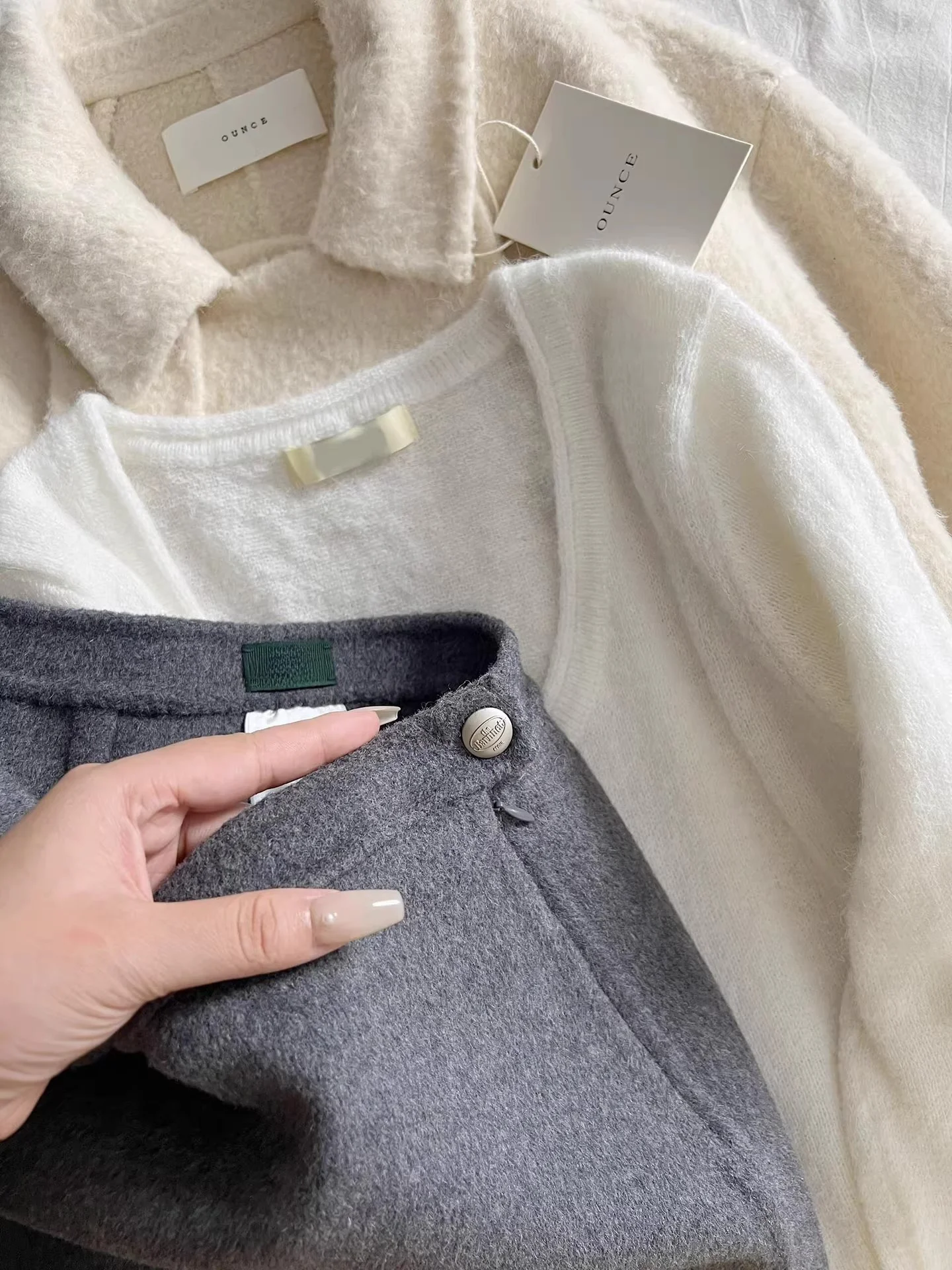 Weiß Lange Sve U-Ne Gestrickte Basis Schicht Top frauen Lose Abnehmen Innere Tragen Weiche Trendy irt Koreanische sle Herbst Faion