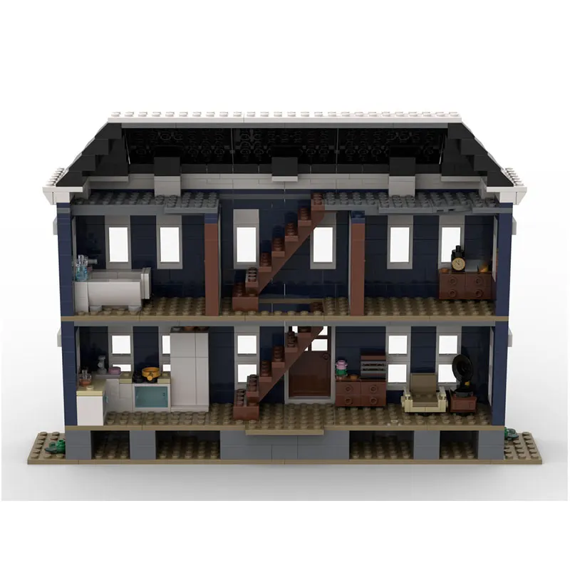 

MOC Building Block Street View Building Wall Blocks Model Brick Toys Creative Educationve Education Christmas Gifts 610PCS