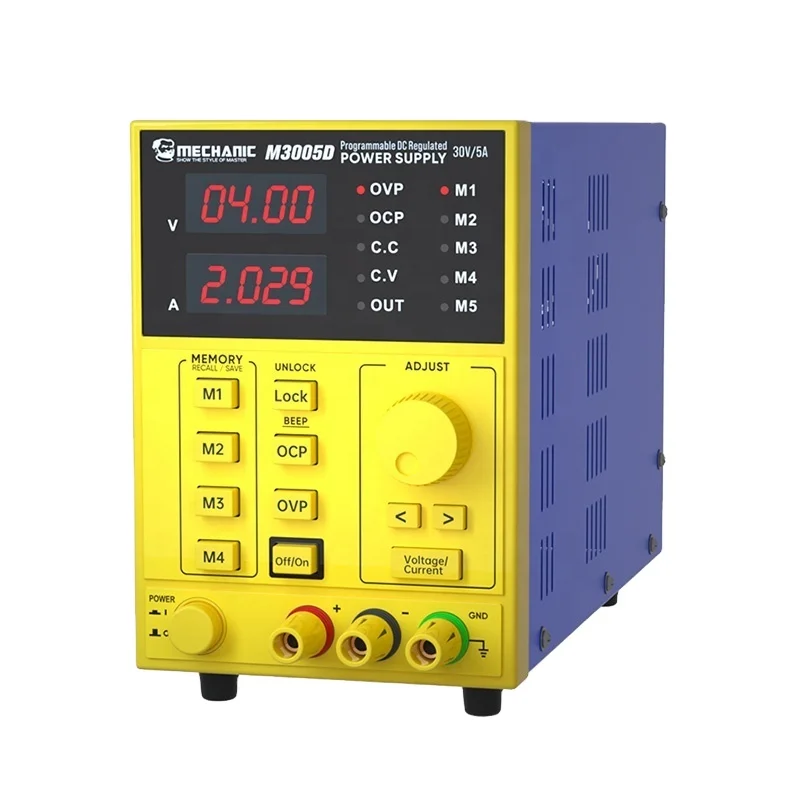 

Factory Supply Hot Sale 30v 5a Mechanic M3005d Dc Power Supply