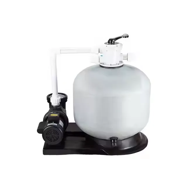High Efficiency 220V Pool Filter and Pump Set Top Mount Sand Filter with Powerful Water Circulation Motor for Inground Pools