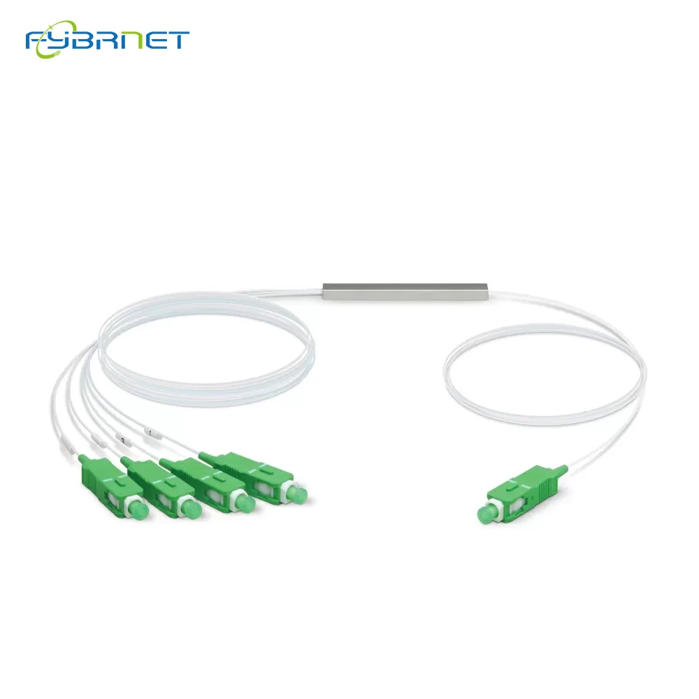 SC APC/UPC fiber optical PLC Splitter 1M 1x2, 1x4, 1x8, 1x16, 1x32 Mini steel type SC PLC Splitter