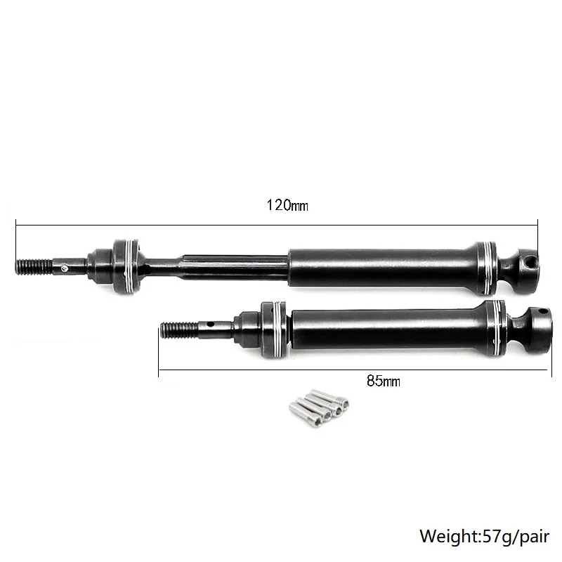 Hardened Steel Front Rear Center Drive Shaft 7151 7250R For 1/16 Traxxas SUMMIT E-Revo EREVO VXL RC Car Upgrade Parts