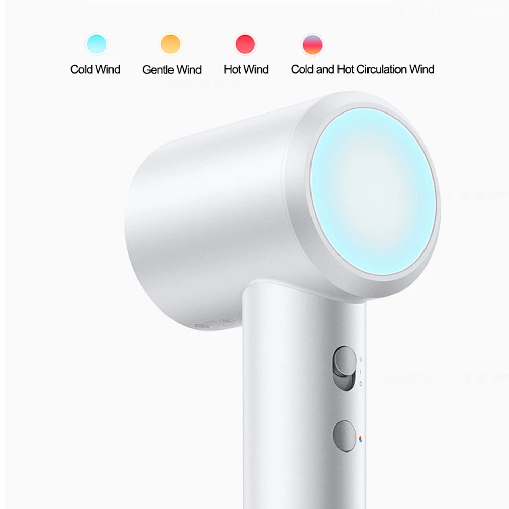 XIAOMI MIJIA H501 asciugacapelli ad alta velocità cura dei capelli agli ioni negativi 110,000 Rpm professionale Quick Dry 220V 62 m/s surging wind Speed