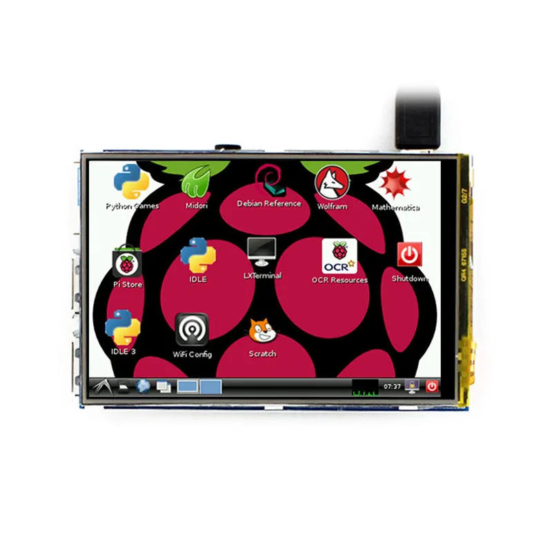 3.5 "Resistief Lcd-Scherm Touchscreen Ips Voor Raspberry Pi 4/3b +/Nul W