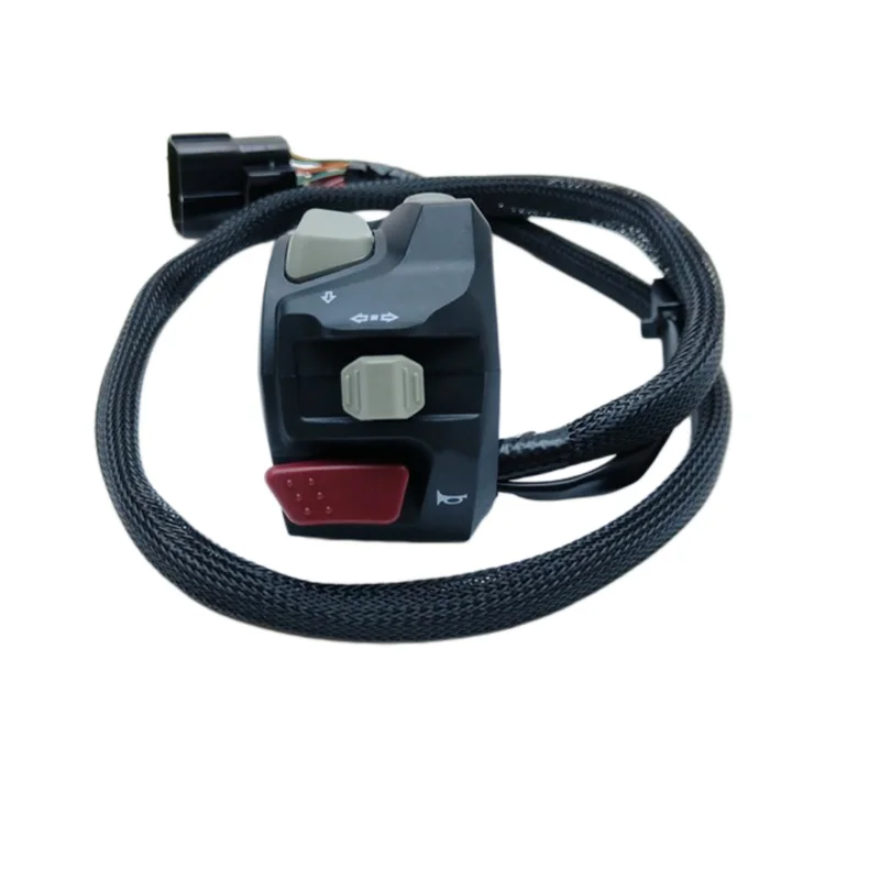 Motorcycle Left Right Handlebar Switch Assembly For QJMOTOR  QJ500GS-7A SRK550S Headlight Horn Turn Signal Switch