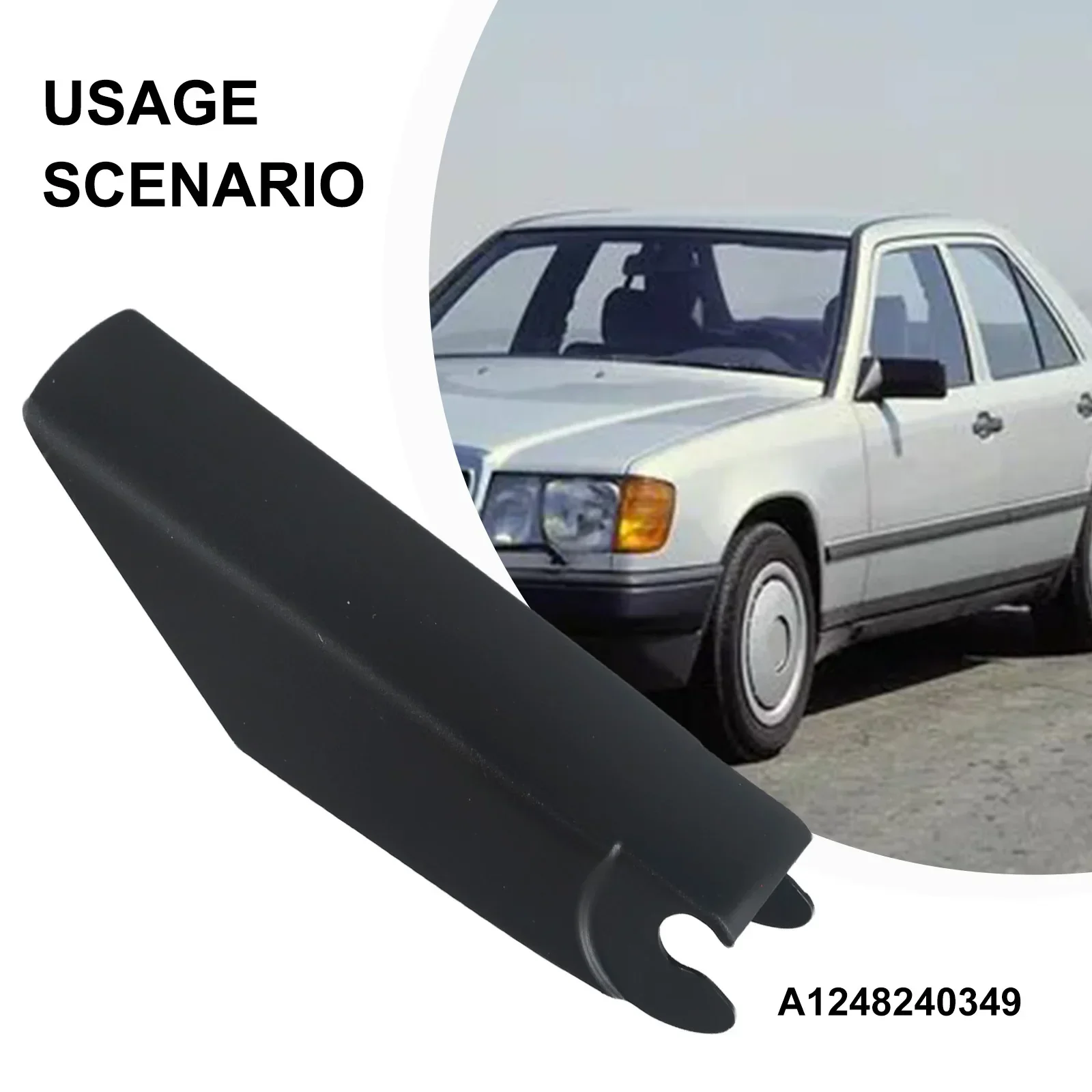 

Car Wiper Cover Windscreen Wipers Accessories For Mercedes For Benz For R129 W124 W201 W202 W208 W210 A1248240349
