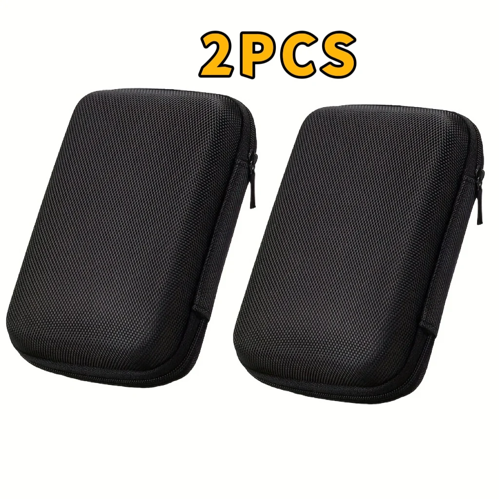 

Multi-Functional Thickened Hard Drop-Proof Storage Bag/Portable Layered Organizer with Zipper Design - Suitable for Mobile Hard