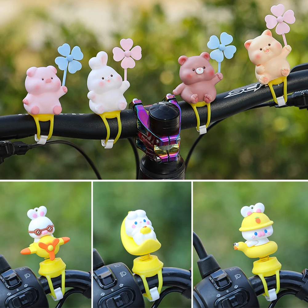 Niedliche Cartoon Tier Ente Kaninchen Katze für Auto Interieur Fahrrad Motorrad Fahrrad Dekoration Radfahren Dekor Fahrrad Aufsitz zubehör