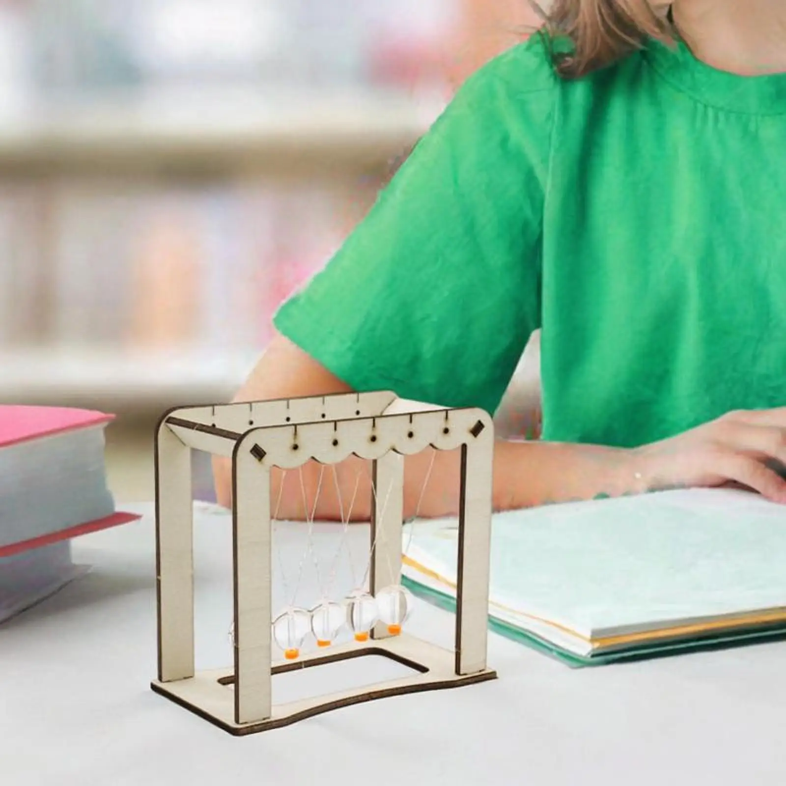 

Newtons Cradle Balance Balls Science Physics Gadget Educational Toy for Room Decor