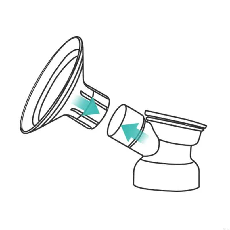 K92D وسادة تدليك لتغذية الطفل، ملحقات مضخة الثدي الكهربائية، وسادة بتلات من السيليكون #5